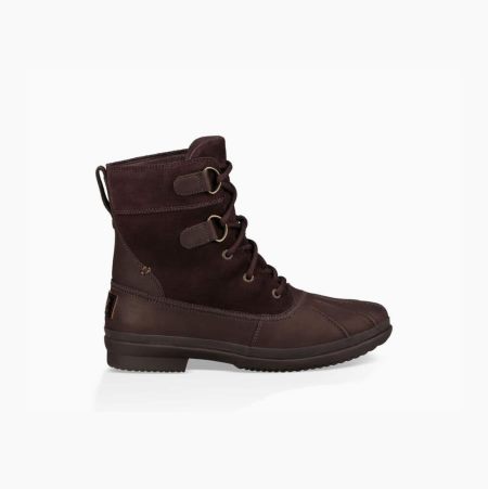 UGG Azaria Brown Boots for Women (UAQY97145)